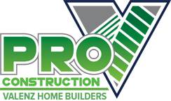pro v construction valenz homebuilders logo